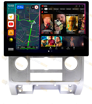 Штатная магнитола Ford Escape 2009+, Mazda Tribute 2007 - 2012 серая на Android 10, DSP, 4G, IPS, Carplay - Cardrox CD-4680-13 (11-13 дюймов)