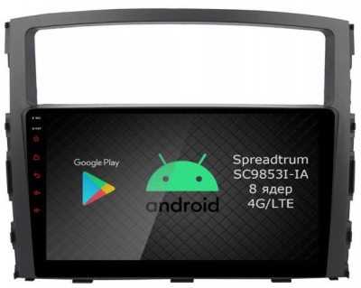 Штатная магнитола Roximo RI-2603-8 для Mitsubishi Pajero 4 на Android 12 (8/128Gb)