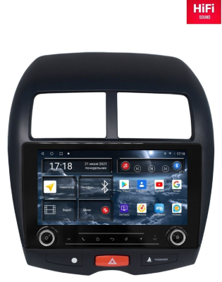 Автомагнитола штатная Redpower K75026 на Android 10 для для Mitsubishi ASX (10-16), Peugeot 4008 (12+), Citroen C4 Aircross