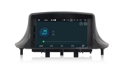 Штатная автомагнитола Renault Megane III 2009+, Fluence 2010+ черный Carmedia MKD-R709-P6 Android 10 DSP