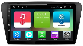 Головное устройство 10 дюймов SKODA Octavia A7 2013+ на Android 7.1 CARMEDIA TP-SK001 Головное устройство 10 дюймов SKODA Octavia A7 2013+ на Android 7.1 CARMEDIA TP-SK001