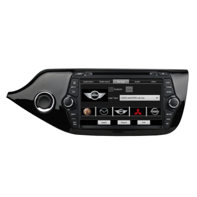 Штатная автомагнитола Kia Ceed II 2012+ (рамка глянец) Carmedia KD-8055-P6 Android 9.0 DSP