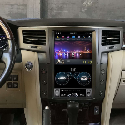 Магнитола Tesla для Lexus LX 570 2007-2015 на Android 9.0 Carmedia ZF-1819-DSP