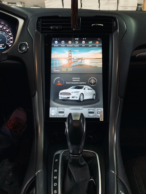 Магнитола Tesla для Ford Mondeo 5 2015+ кондиционер Android 11 - Carmedia ZF-1201M-Q6