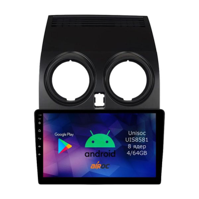 Штатная магнитола для Nissan Qashqai, 2006-2013 на Android 14 - Airoc RMN-1209