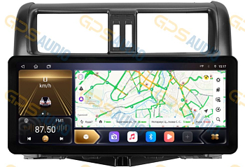 Штатная магнитола 12-14,6" для Toyota Land Cruiser Prado 150 2009-2013 high (стиль LUX ONE) - Carmedia EW-9613-2