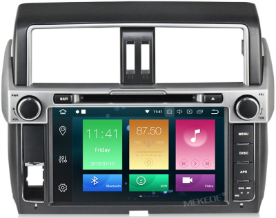 Штатное головное устройство Toyota Land Cruiser Prado 150 2013-2016 на Android 10 Carmedia MKD-T920-P6-8