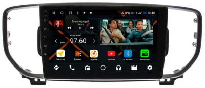 Штатная магнитола Kia Sportage 2016-2018, черный на Android 11 - Cardrox CD-4043M-B