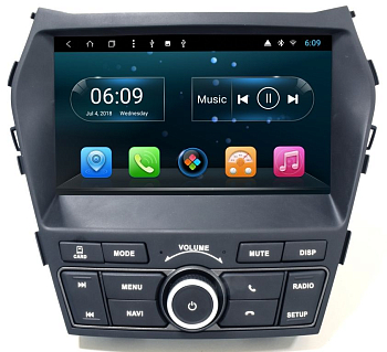 Штатное головное устройство для HYUNDAI Santa Fe 2012+ (DM), Grand Santa Fe 2014+ на Android 10 Carmedia KR-9235-S10