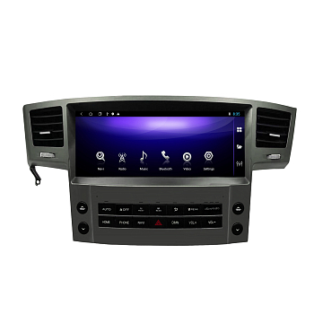 Магнитола для Lexus LX 570 2007-2015 (переходник на штатную гпс антенну - в подарок) на Android 12 - Carmedia KP-L1209