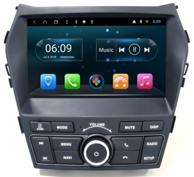 Штатное головное устройство для HYUNDAI Santa Fe 2012+ (DM), Grand Santa Fe 2014+ на Android 10 Carmedia KR-9235-S10