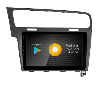 Штатная магнитола Roximo S10 RS-3715G для Volkswagen Golf 7 (Android 10) Серый