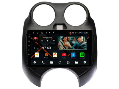 Штатная магнитола Nissan Micra / March 2010-2013 на Android 11, DSP, 4G, IPS / QLED 2K, Carplay - Cardrox CD-4286