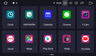 Штатное головное устройство Ford Focus 2, Transit, C-Max, Fusion (230х120мм) черная на Android 10 Carmedia MKD-F745B-P30
