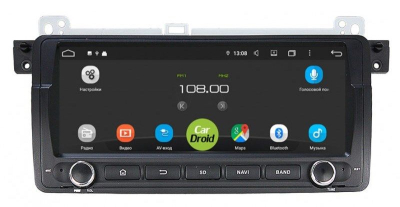 Штатная магнитола Roximo CarDroid RD-2741W для BMW 3 E46 (Android 9.0) DSP