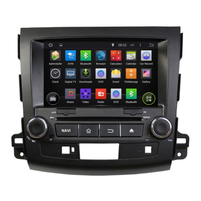 Штатная автомагнитола Android 9.0 Carmedia KD-8063-P30 для Mitsubishi Outlander XL 2006-2012, Peugeot 4007 2007-2012, Citroen C-Crosser 2007-2012