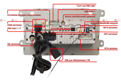 Автомагнитола штатная RedPower 51142 IPS DSP на Android 8.0 для Volkswagen Touareg (2002-2010), Multivan T5 (2003-2014)