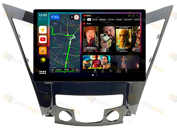 Штатная магнитола Hyundai Sonata YF 2010-2013 (для авто без усилителя) на Android 10, DSP, 4G, IPS, Carplay - Cardrox CD-4059-13 (11-13 дюймов)