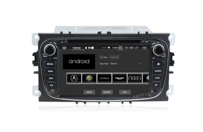 Штатное головное устройство Ford Focus II, Mondeo, S-MAX, Galaxy, Transit черный на Android 10 Carmedia MKD-F746B-P30