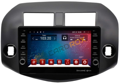 Головное устройство на Android 10 для Toyota Rav4, Vanguard 2006 - 2012 CARDROX FD-4532-TS10-4-64 с кнопками и DSP процессором