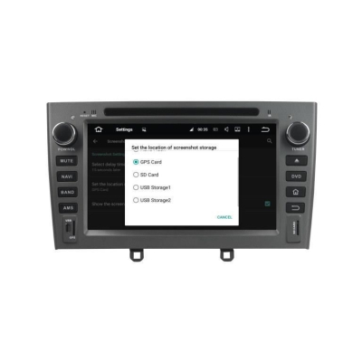 Штатная автомагнитола Peugeot 408 2012+, 308 2008-2014, RCZ 2010-2015 серый Carmedia KD-7604-g-P5 Android 9.0 DSP