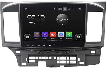 Штатная автомагнитола Android 10 Carmedia KD-1105-P30 для Mitsubishi Lancer X 2007-2013