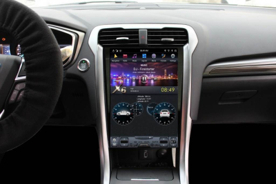 Магнитола Tesla для Ford Mondeo 5 2015+ климат на Android 9.0 Carmedia ZF-1809-DSP