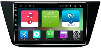 Головное устройство 10 дюймов Volkswagen Tiguan 2016+ на Android 7.1 CARMEDIA TP-VW023