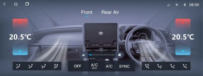 Магнитола для Toyota Alphard 2015-2019 (цвет бежевый) на Android 12 - Carmedia ZH-T1401BG