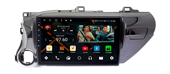 Штатная магнитола Toyota Hilux 2015-2022 левый руль на Android 11, DSP, 4G, IPS / QLED 2K, Carplay - Cardrox CD-4111 Штатная магнитола Toyota Hilux 2015-2022 левый руль на Android 11, DSP, 4G, IPS / QLED 2K, Carplay - Cardrox CD-4111