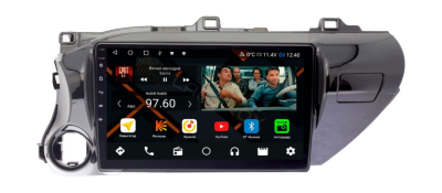 Штатная магнитола Toyota Hilux 2015-2022 левый руль на Android 11, DSP, 4G, IPS / QLED 2K, Carplay - Cardrox CD-4111