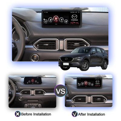 Магнитола для Mazda CX-5 2017+ (на замену цветного экрана) на Android 12 - Carmedia HP-M1212