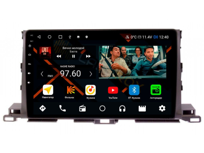 Штатная магнитола Toyota Highlander 2014-2019 на Android 11, DSP, 4G, IPS / QLED 2K, Carplay - Cardrox CD-4003