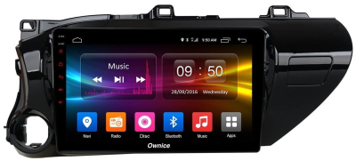 Штатная магнитола для Toyota Hilux 2015+ на Android 12 (14), (QLED/2K) - Carmedia OL-1686-NPQU