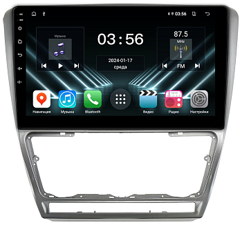 Штатная магнитола для Skoda Octavia 2004-2013 на Android 13 - FarCar (D/DX005M серебро)