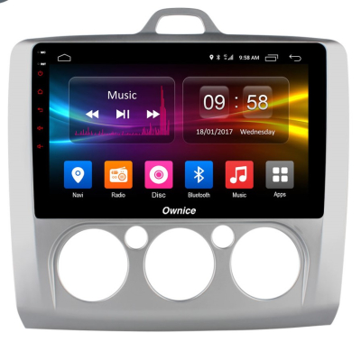 Штатная магнитола Ownice G10 S9201E-M для Ford Focus 2, S-max (Android 8.1.0) kondicioner