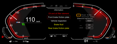 Приборная панель для BMW 7 серии E65/E66 (2004-2008) - Radiola RDL-1303