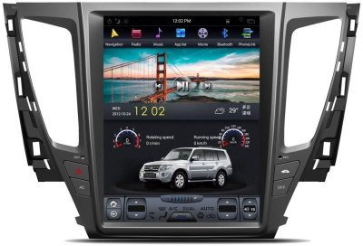 Магнитола Tesla для Mitsubishi Pajero Sport, L200 2017+ на Android 9.0 Carmedia ZF-1236-DSP