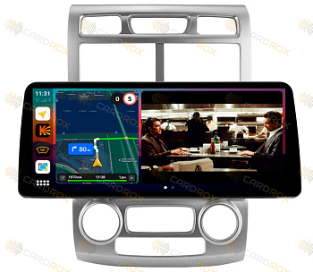 Штатная магнитола Kia Sportage II 2004-2008 (климат-контроль) на Android 10, DSP, 4G, IPS, Carplay - Cardrox CD-4361-12 (12 дюймов)