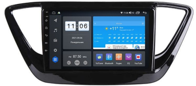 Штатная магнитола VOMI ZX490R9-7862-LTE для Hyundai Solaris 2017+ на Android 10
