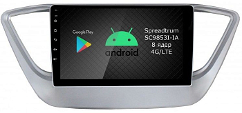 Штатная магнитола Roximo 2K / RI-2011 для Hyundai Solaris, 2017- на Android 12 (8/128Gb)