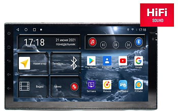 Автомагнитола Redpower 75000 на Android 10 2DIN универсальное (сенсорные кнопки)