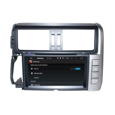Штатная автомагнитола Android 9.0 Carmedia KD-8015-P30 для Toyota Land Cruiser Prado 150 2009-2013 (серебро)
