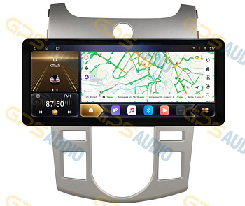 Штатная магнитола 12-14,6" для KIA Cerato II 2008-2013 (TD) с климат-контролем (стиль LUX ONE) - Carmedia OL-9736-А