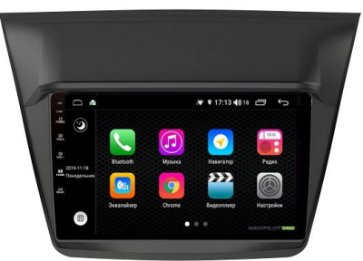 Штатное головное устройство Mitsubishi L200 (2006-2015), Pajero Sport (2008-2014) 9 дюймов на Android 10 NaviPilot NPD10L-WTG-M094-09