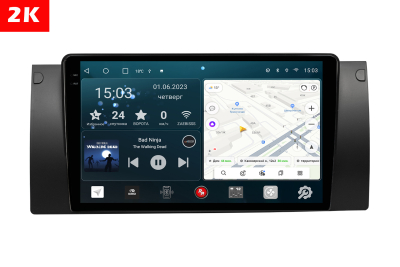 Автомагнитола штатная с 2K экраном Redpower 75083 на Android 10 для BMW X5 (E53), 7-серия (Е38), 5-серия (Е39) для авто с аналоговым усилителем