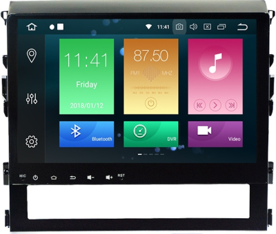 Штатное головное устройство Toyota Land Cruiser 200 2015+ на Android 10 Carmedia MKD-T125-P6-8