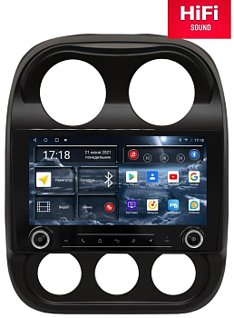 Автомагнитола штатная Redpower K75316 на Android 10 для для Jeep Compass 1-поколение рестайлинг (07.2011-12.2015)