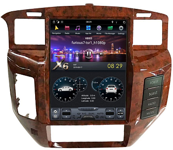 Магнитола Tesla для Nissan Patrol 2004-2010 low Y61 на Android 9.0 Carmedia ZF-1270-DSP