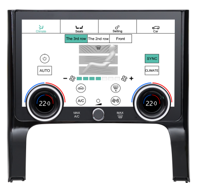 Панель управления климатом для Land Rover RR Evoque 2020-2022  - Carmedia ZF-2026